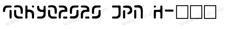 TOKYO2020 JPN H字体转换